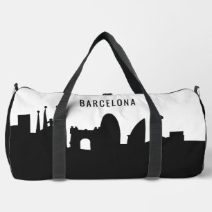 Bolso De Deporte Grande Nombre personalizado de los monumentos de Barcelon