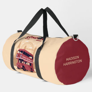 Bolso De Deporte Grande Nombre personalizado LONDRES