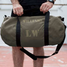 Nombre personalizado simple Monograma Número de Je