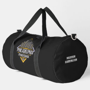 Bolso De Deporte Grande Nombre personalizado / Texto Filadelfia Pennsylvan