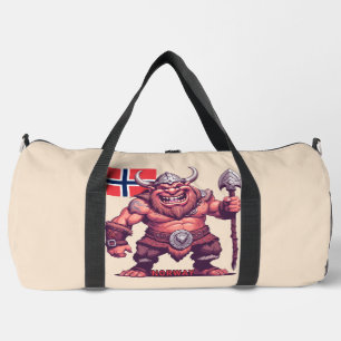 Bolso De Deporte Grande Nombre personalizado Troll noruego