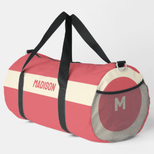 Bolso De Deporte Grande Nombre y monograma personalizados