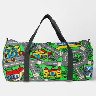 Bolso De Deporte Grande Nostalgia de los años 90, alfombra de pista Nostal