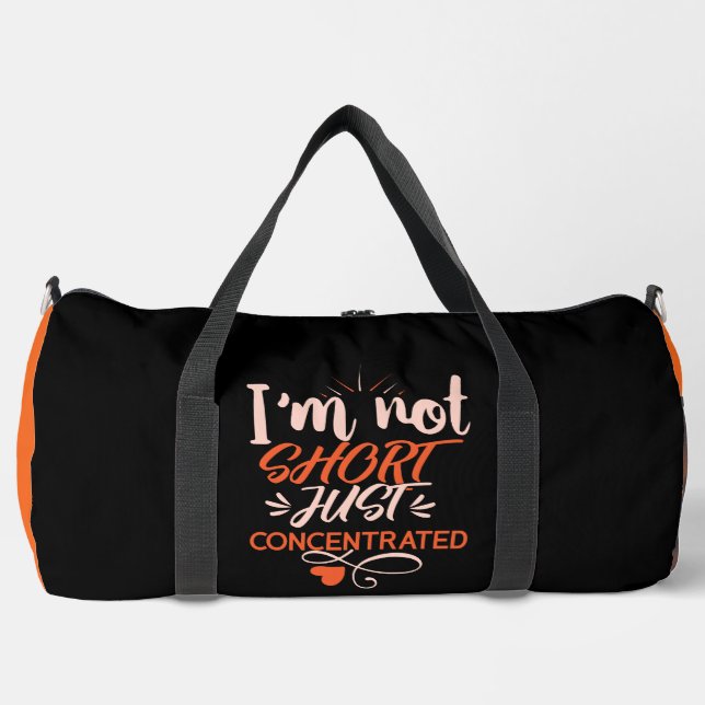 Bolso De Deporte Grande Not Short Just Concentrated (Anverso)