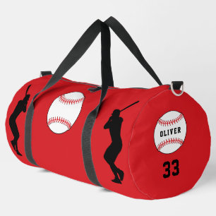 Bolso De Deporte Grande Número de nombre de silueta del jugador de la bola
