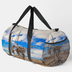 Bolso De Deporte Grande Obra de arte en la playa de Hokitika, Nueva Zeland