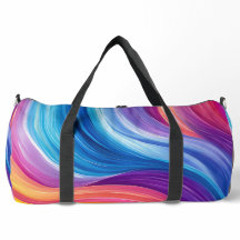 OLAS DE ABSTRACTO AMARILLO PURPLE AZUL NARANJA