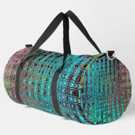 Bolso De Deporte Grande Olas de Boomerang Retro Acuáticas Kaleidoscópicas 