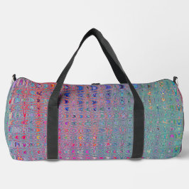 Bolso De Deporte Grande Ondas abstractas caleidoscópicas retro de búmeran