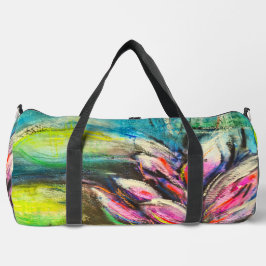 Bolso De Deporte Grande Ondes de calme fleuries