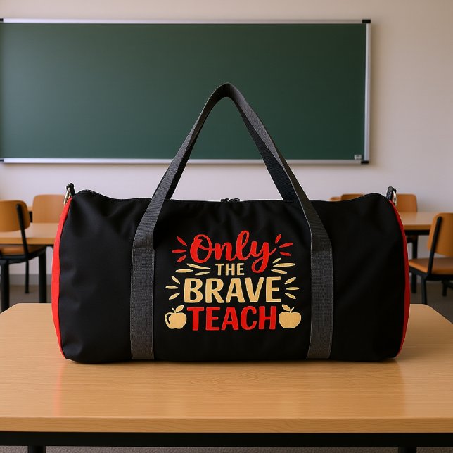 Bolso De Deporte Grande Only The Brave Teach Apple Design (Subido por el creador)