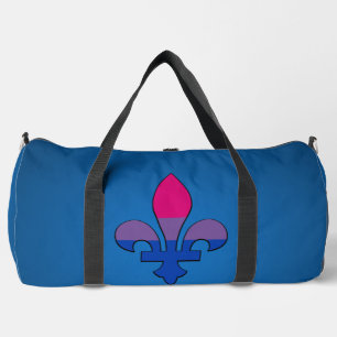 Bolso De Deporte Grande Orgullo bisexual flor de lis