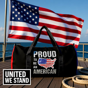 Bolso De Deporte Grande Orgulloso De Ser Un Americano