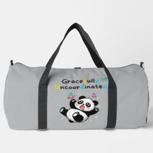 Bolso De Deporte Grande Oso Panda Adorable y Descoordinado con Gracia