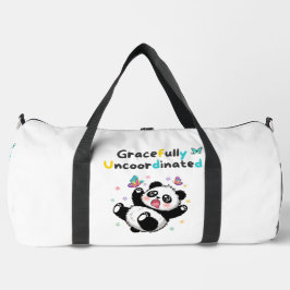 Bolso De Deporte Grande Oso Panda Adorable y Descoordinado con Gracia