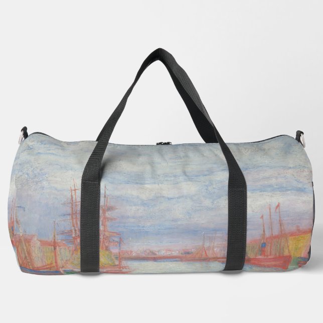 Bolso De Deporte Grande Ostend Harbor de James Ensor (1900) (Anverso)
