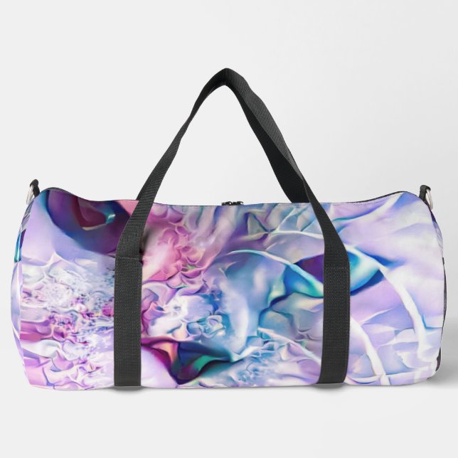 Bolso De Deporte Grande Paisaje del gato Pastel (Anverso)