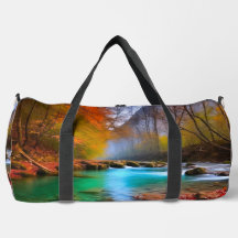 Paisaje del río Otoño Tranquilo