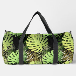 Bolso De Deporte Grande Palm de Monstera deja selva tropical