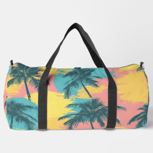 Bolso De Deporte Grande Palmera Vibrante