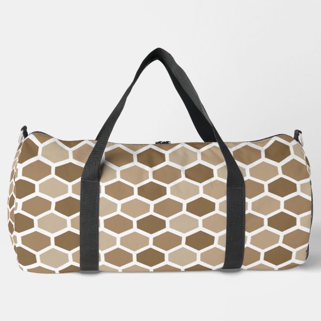 Bolso De Deporte Grande Panal en Arena (Anverso)