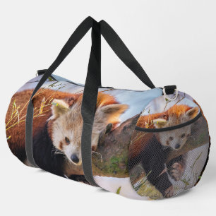 Bolso De Deporte Grande Panda rojiza perezosa