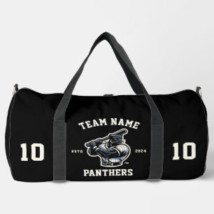 Bolso De Deporte Grande Panteras de béisbol "Personalizable"