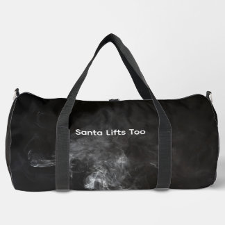 Bolso De Deporte Grande Papá Noel de gimnasio freak de Navidad