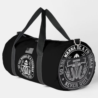 Bolso De Deporte Grande Parche de Frogman Nunca Renunciar Personalizado