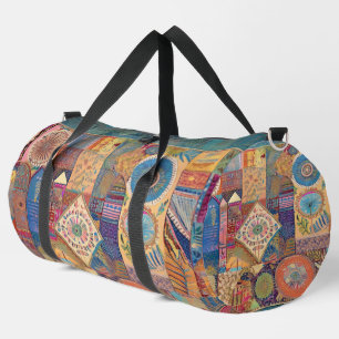 Bolso De Deporte Grande Parchwork Mandala Duffle Bag