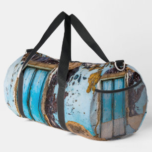 Bolso De Deporte Grande Pared azul y puerta