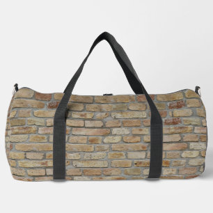 Bolso De Deporte Grande Pared de ladrillo marrón un diseño novedoso