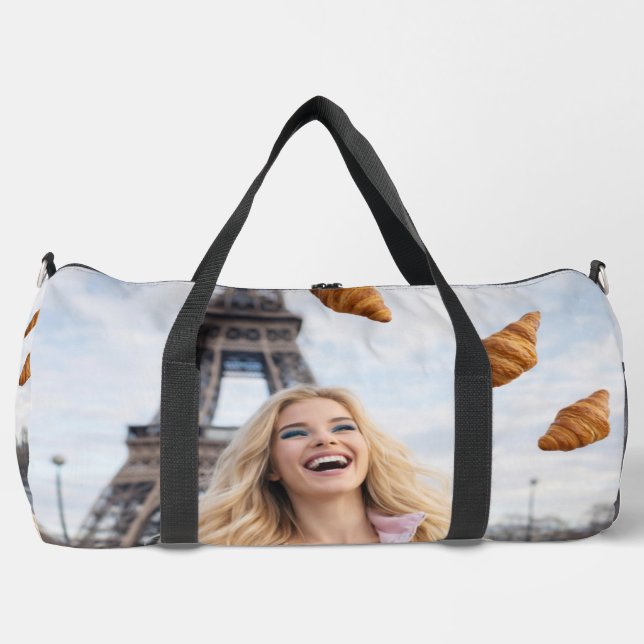 BOLSO DE DEPORTE GRANDE PARIS - CROISSANTS (Anverso)