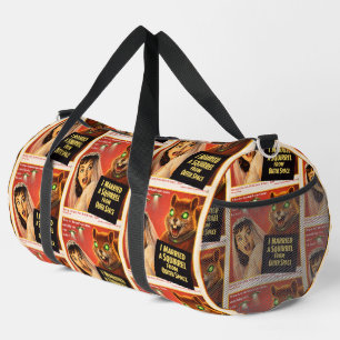 Bolso De Deporte Grande Parodia de Ardilla del Espacio Exterior