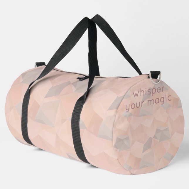 Bolso De Deporte Grande Pastel Geometric Pop | Blush Custom Large (Esquina izquierda)