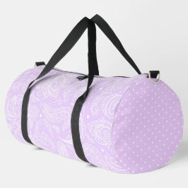 BOLSO DE DEPORTE GRANDE PASTEL PEACH ELABORAR PATRÓN Y PUNTOS PAISLEOS