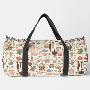 Bolso De Deporte Grande patos de granja de gallina cottagecore