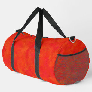 Bolso De Deporte Grande Patrón abstracto del Naranja rojo