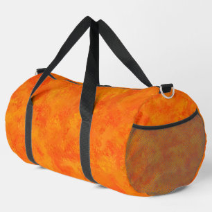 Bolso De Deporte Grande Patrón abstracto naranja grande