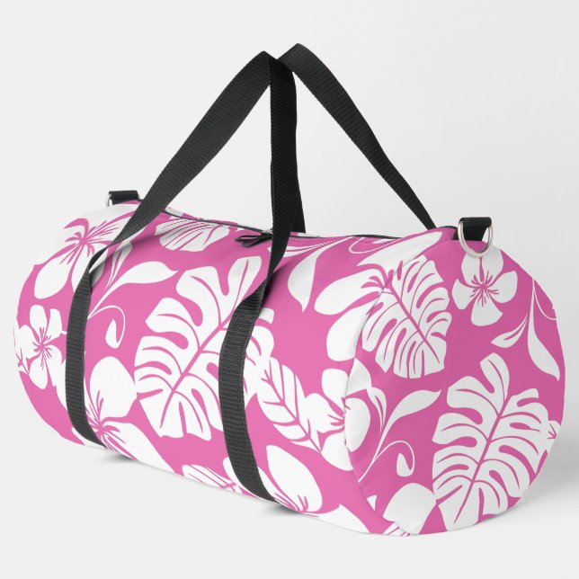 BOLSO DE DEPORTE GRANDE PATRÓN BIKINI ROSA EN ROPA DE FLAMINGO (Esquina izquierda)