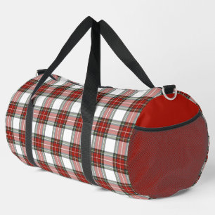 Bolso De Deporte Grande Patrón clásico de cuadros de Navidad