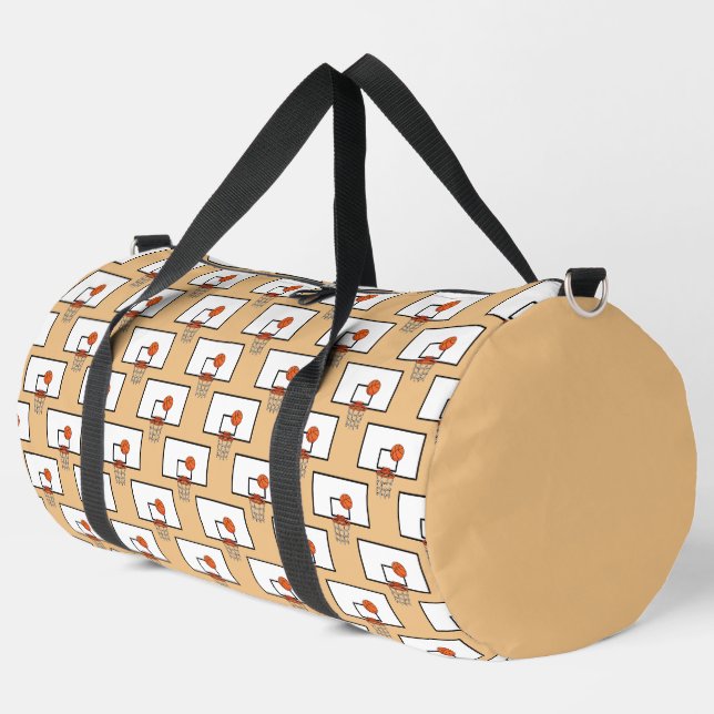 Bolso De Deporte Grande Patrón de aro de baloncesto (Esquina izquierda)