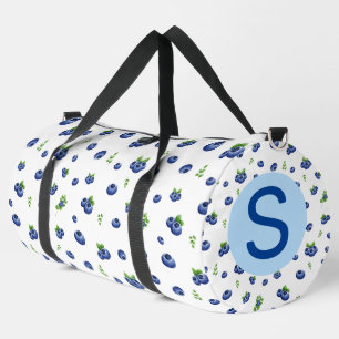 Bolso De Deporte Grande Patrón de Blueberry