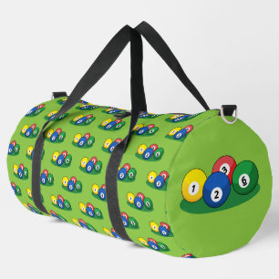 Bolso De Deporte Grande Patrón de bolas de billar de billar