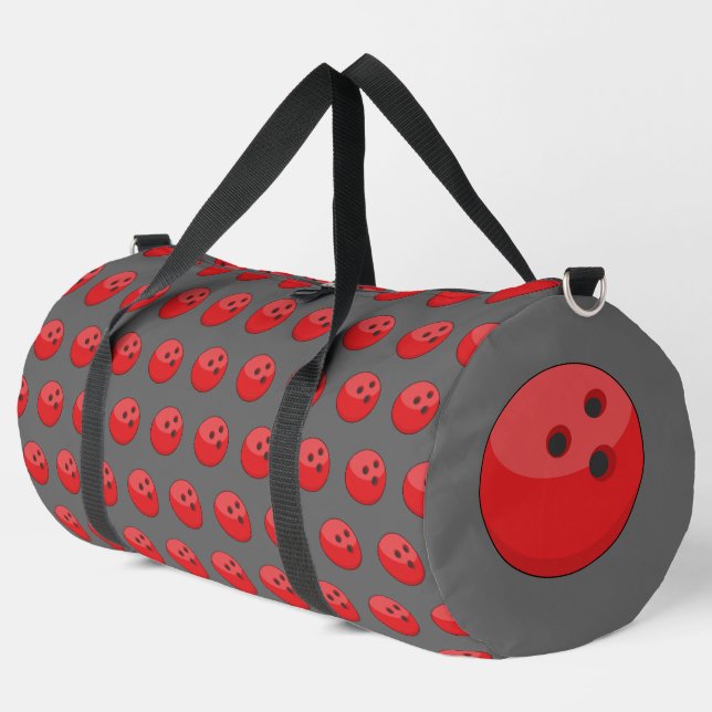 Bolso De Deporte Grande Patrón de bolas rojas (Esquina izquierda)