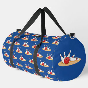 Bolso De Deporte Grande Patrón de bolos de la bola en huelga
