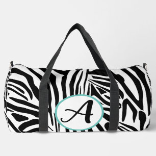 Bolso De Deporte Grande Patrón de cebra