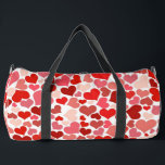 Bolso De Deporte Grande Patrón De Corazones, Corazones Rojos, Amor<br><div class="desc">Patrón lindo,  divertido y adorable con corazones rojos. Un regalo moderno y de moda,  perfecto para el El día de San Valentín.</div>