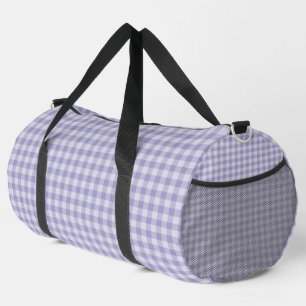 Bolso De Deporte Grande Patrón de cuadros púrpura grande