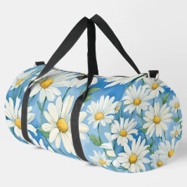 Bolso De Deporte Grande Patrón de Daisies